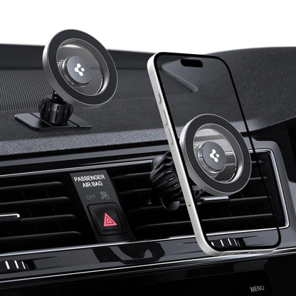 Spigen MFT13 MagSafe Car Holder for Cockpit or Air Vent - Silver_4