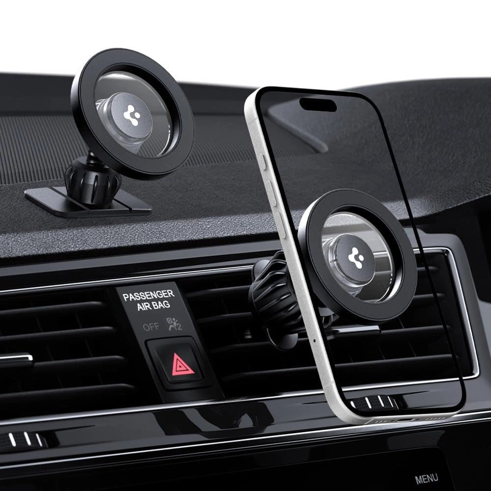 Spigen MFT13 MagSafe Car Holder for Cockpit or Air Vent - Black_4