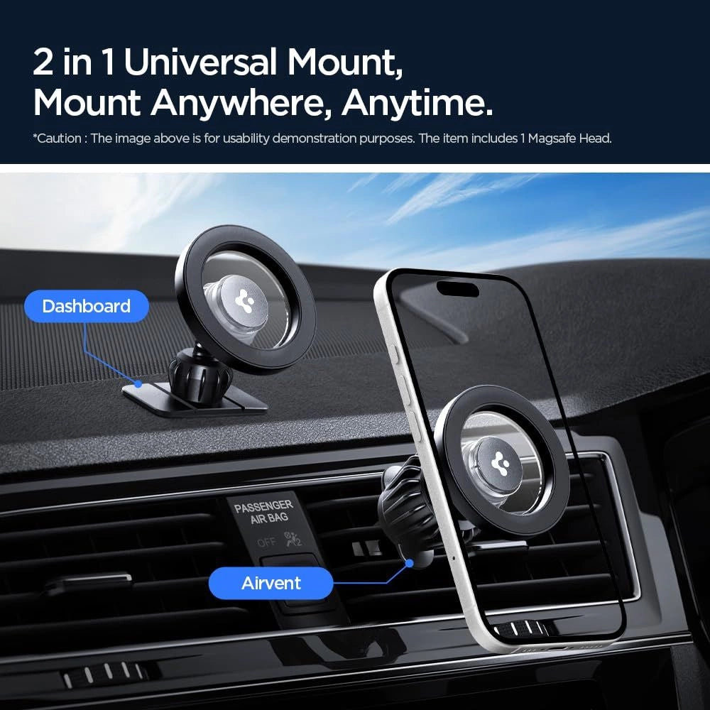 Spigen MFT13 MagSafe Car Holder for Cockpit or Air Vent - Black_5