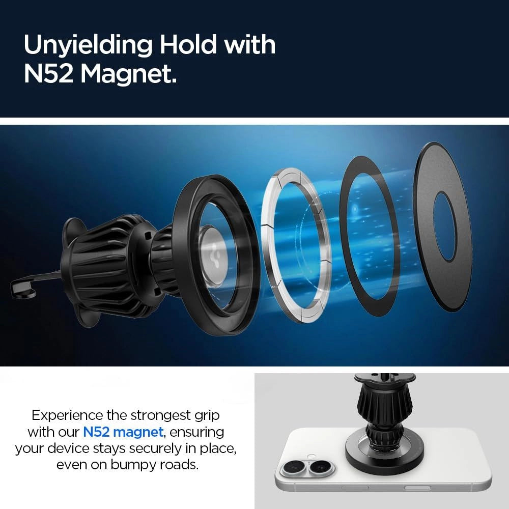 Spigen MFT13 MagSafe Car Holder for Cockpit or Air Vent - Black_8