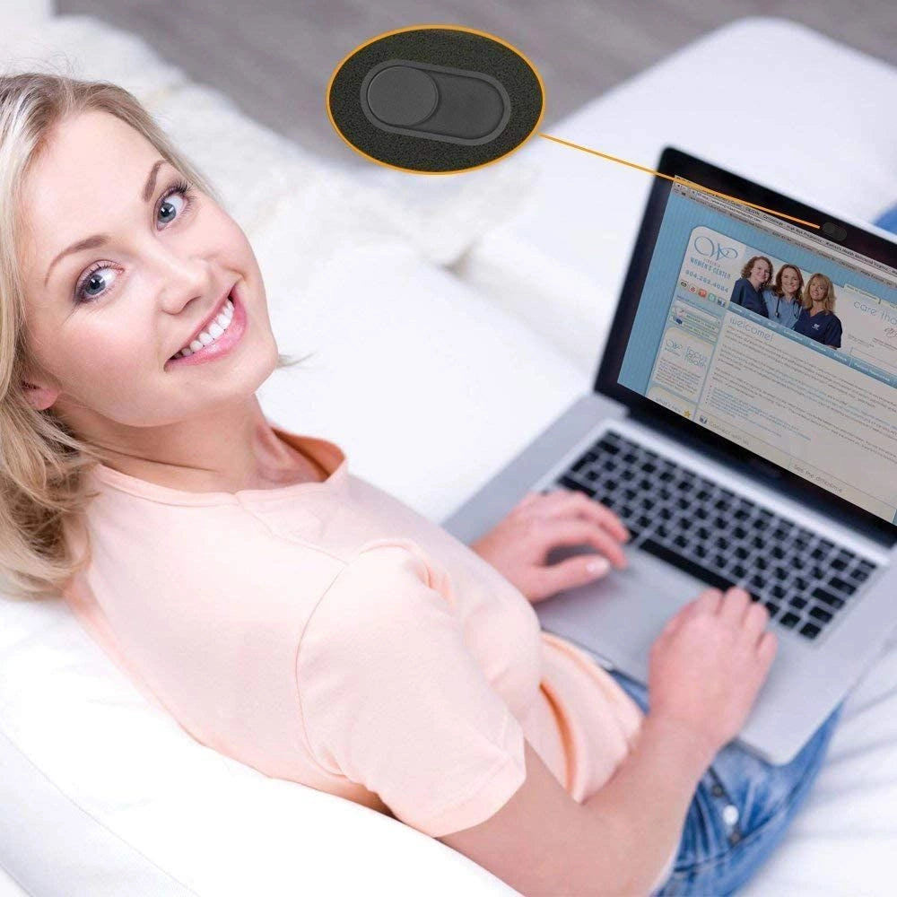 Tech-Protect Cam Fit+ 3-pack laptop camera cover - black_3