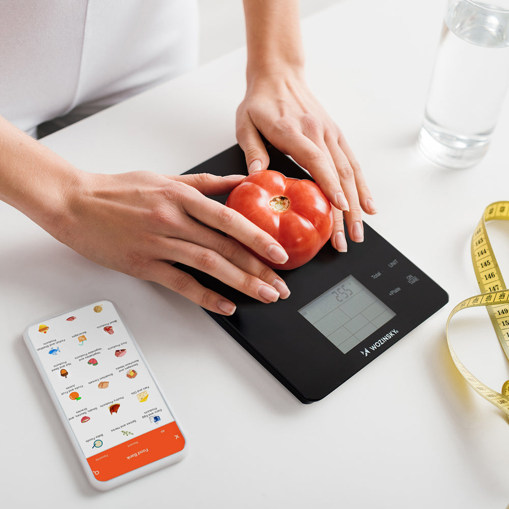Wozinsky WIK-10 Smart Kitchen Scale with Digital Display, Bluetooth App - Black_4