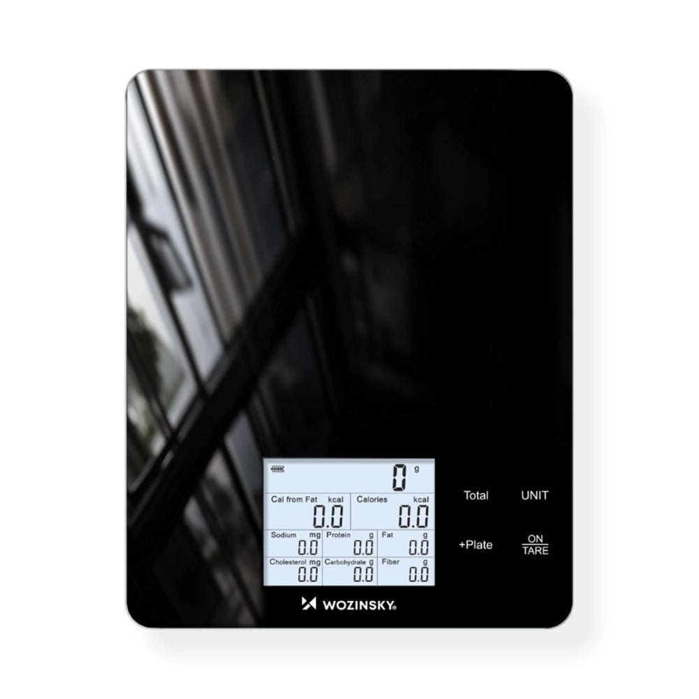 Wozinsky WIK-10 Smart Kitchen Scale with Digital Display, Bluetooth App - Black_1