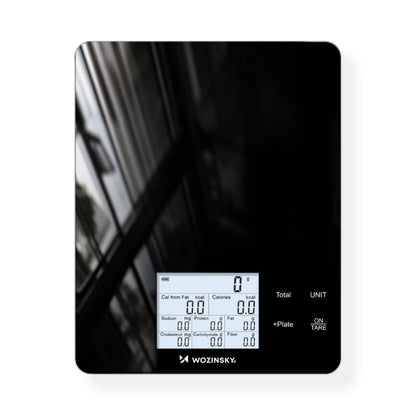 Wozinsky WIK-10 Smart Kitchen Scale with Digital Display, Bluetooth App - Black_1