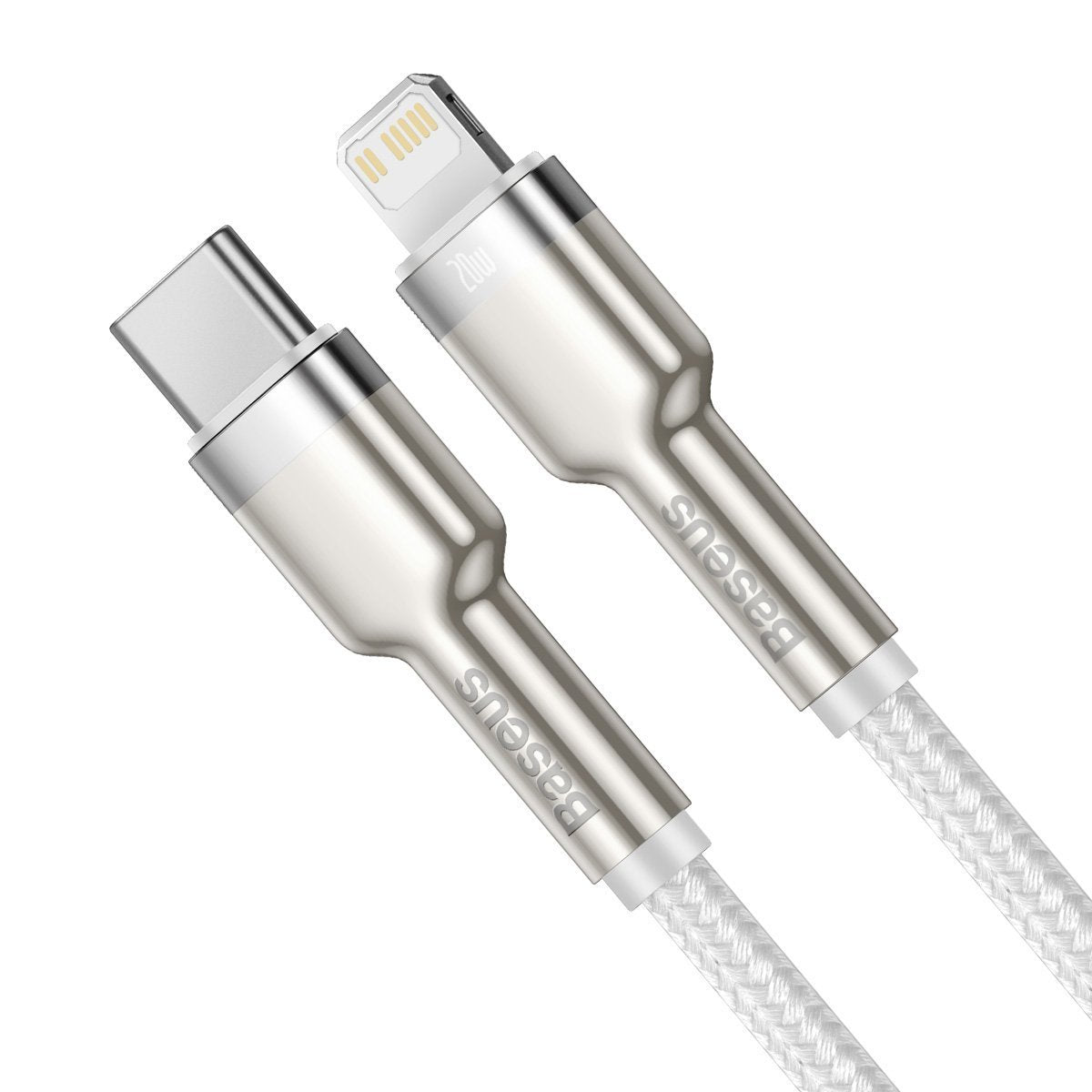 USB-C cable for Lightning Baseus Cafule, PD, 20W, 2m (white)_2