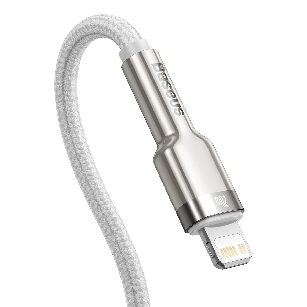 USB-C cable for Lightning Baseus Cafule, PD, 20W, 2m (white)_5