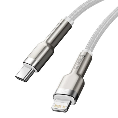 USB-C cable for Lightning Baseus Cafule, PD, 20W, 2m (white)_7