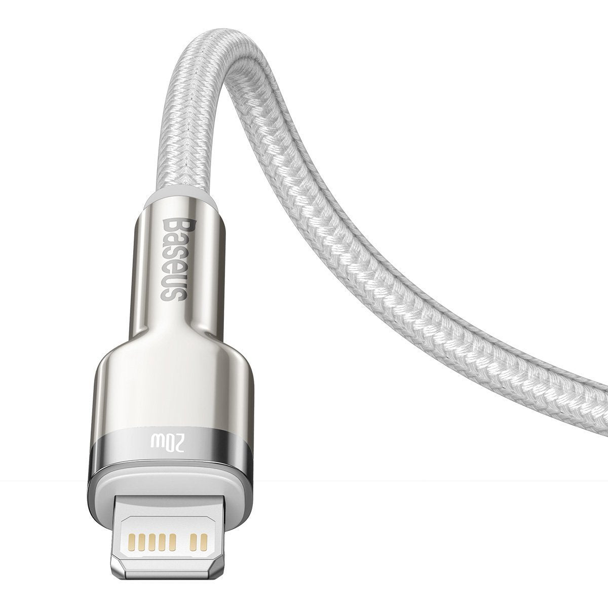 USB-C cable for Lightning Baseus Cafule, PD, 20W, 2m (white)_8