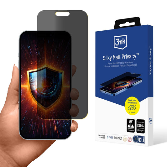 3mk Silky Matt Privacy Privacy Screen Protector for Apple iPhone 17_0