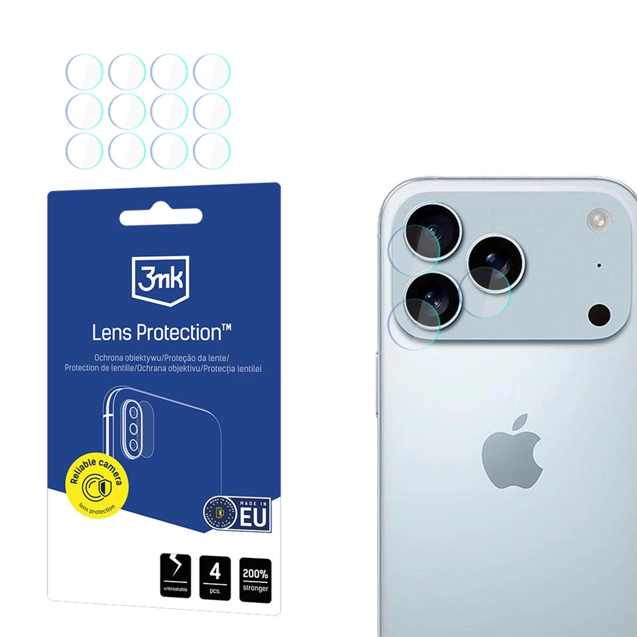 3mk Lens Protection Camera Lens Glass for Apple iPhone 17 Pro_0