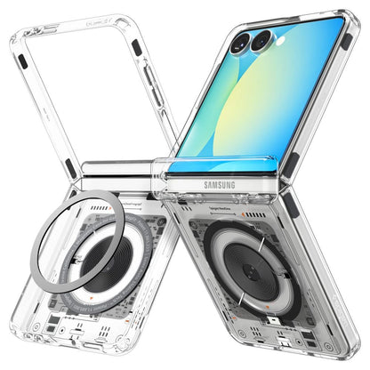 Spigen Ultra Hybrid Pro MagSafe Case for Samsung Galaxy Z Flip 7 Zero One - Transparent_1