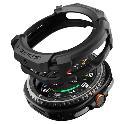 Spigen Rugged Armor Case for Samsung Galaxy Watch 8 Classic 46mm - Matte Black_10
