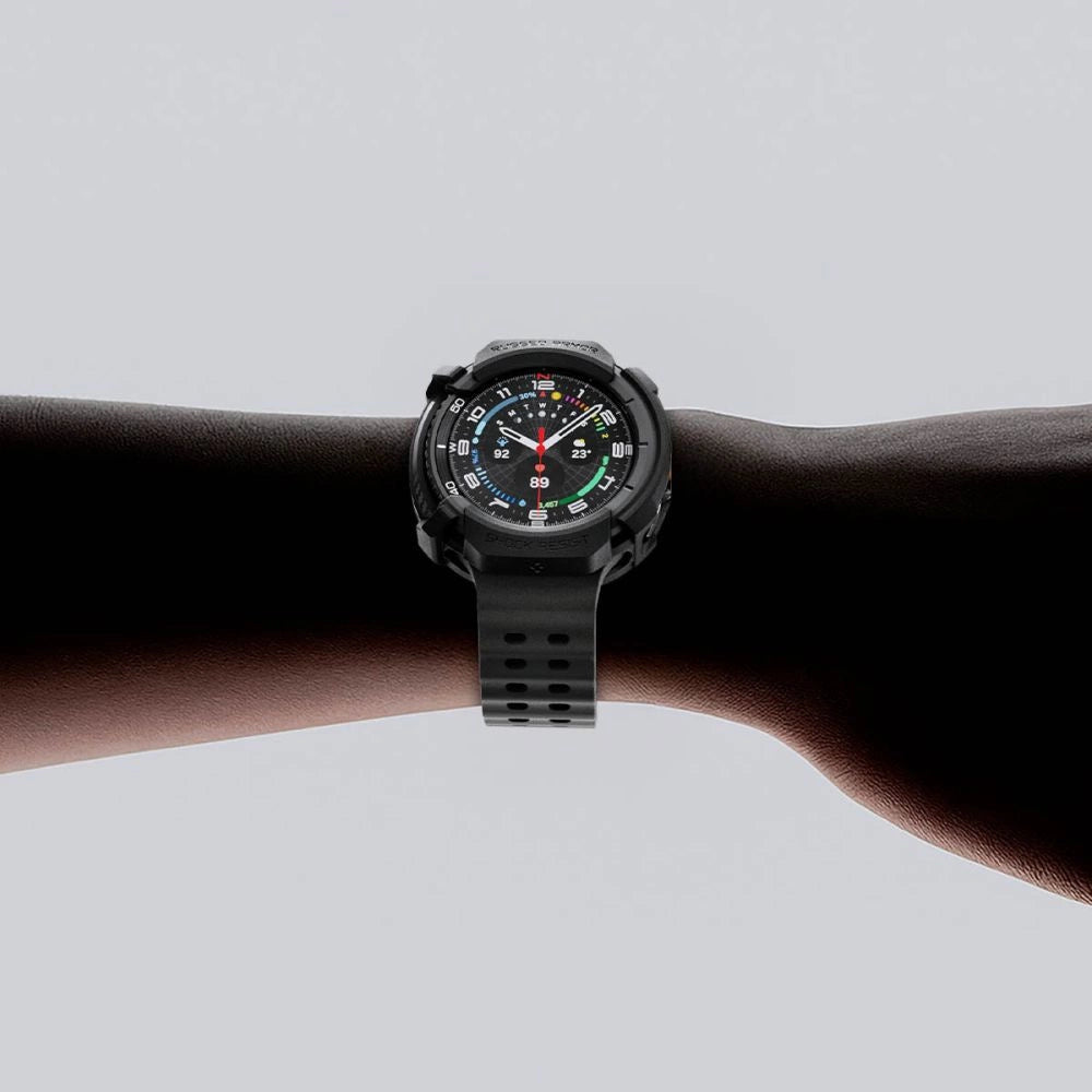 Spigen Rugged Armor Case for Samsung Galaxy Watch 8 Classic 46mm - Matte Black_9