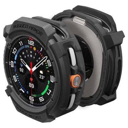 Spigen Rugged Armor Case for Samsung Galaxy Watch 8 Classic 46mm - Matte Black_0