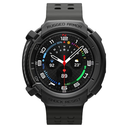 Spigen Rugged Armor Case for Samsung Galaxy Watch 8 Classic 46mm - Matte Black_3