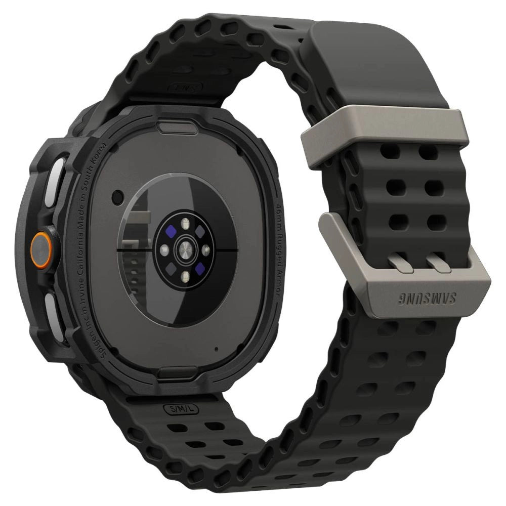 Spigen Rugged Armor Case for Samsung Galaxy Watch 8 Classic 46mm - Matte Black_4