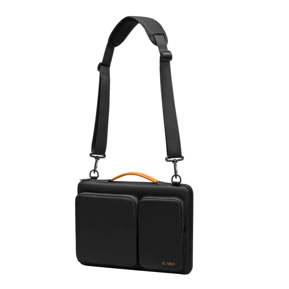 Tech-Protect Defender Bag for 15-16 Laptop - Black and Orange_9