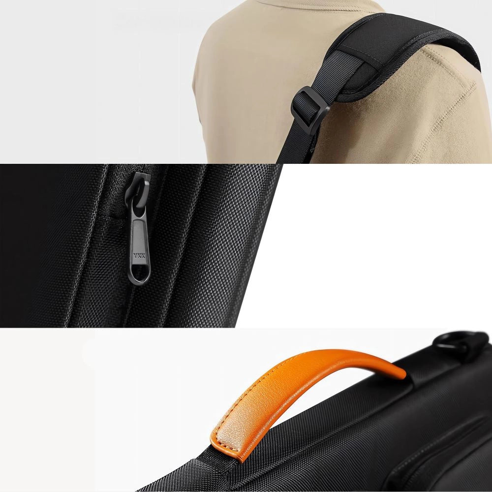 Tech-Protect Defender Bag for Laptop 13-14 - Black and Orange_11