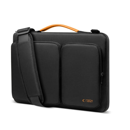Tech-Protect Defender Bag for Laptop 13-14 - Black and Orange_1