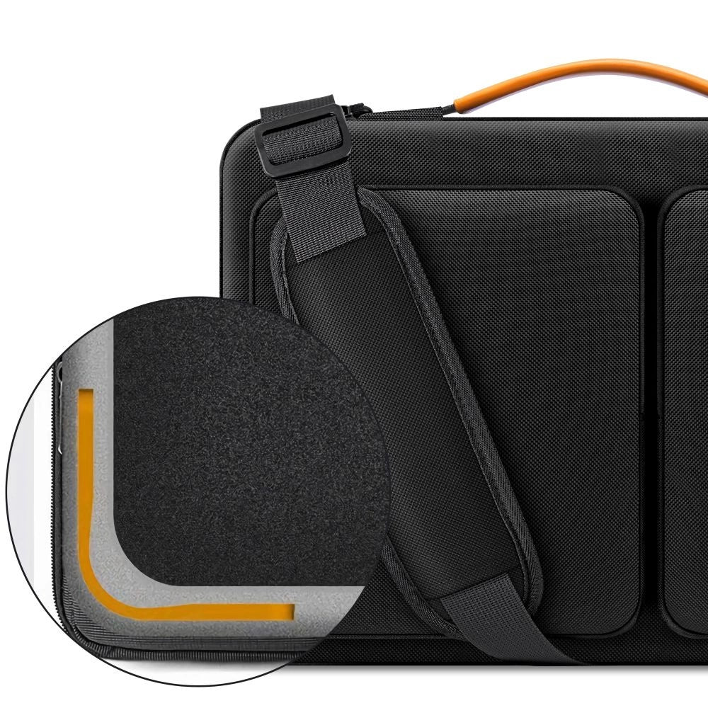 Tech-Protect Defender Bag for Laptop 13-14 - Black and Orange_3