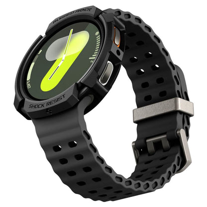 Spigen Rugged Armor Case for Samsung Galaxy Watch 8 44mm - Matte Black_9