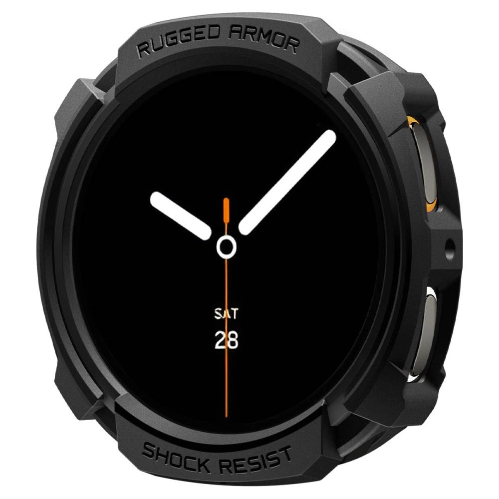 Spigen Rugged Armor Case for Samsung Galaxy Watch 8 44mm - Matte Black_1