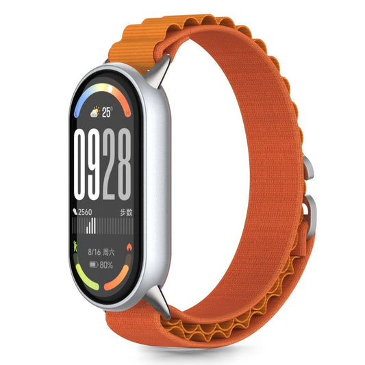 Tech-Protect Nylon Pro Strap for Xiaomi Smart Band 8 / 9 / 10 / NFC - Orange_0
