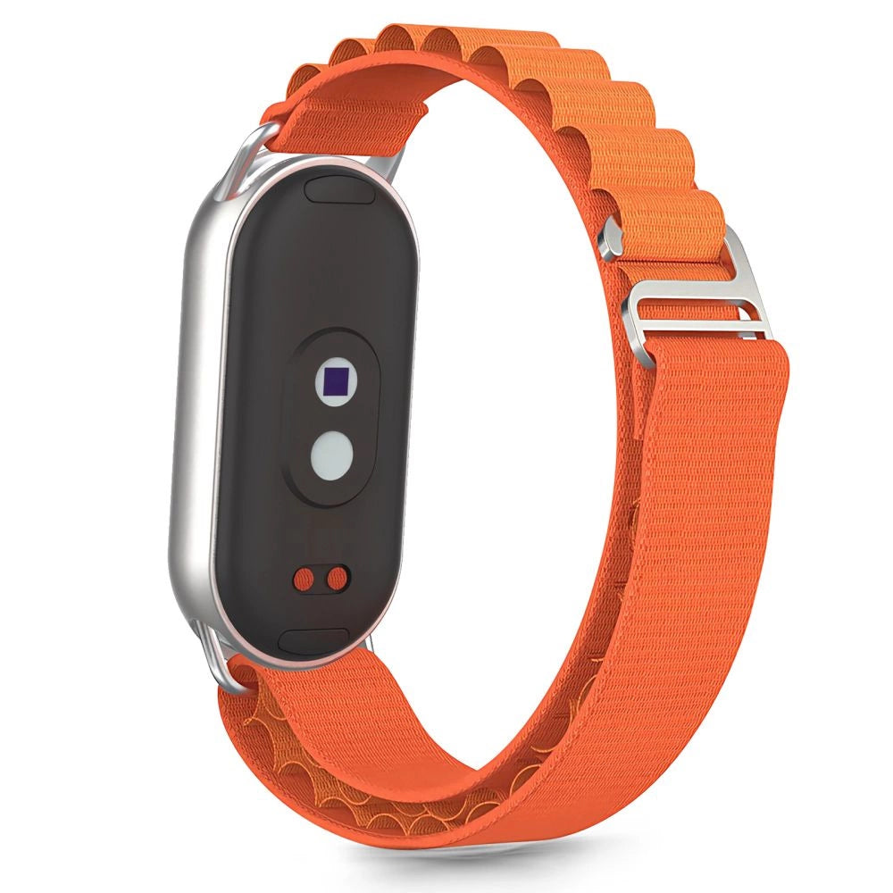 Tech-Protect Nylon Pro Strap for Xiaomi Smart Band 8 / 9 / 10 / NFC - Orange_1