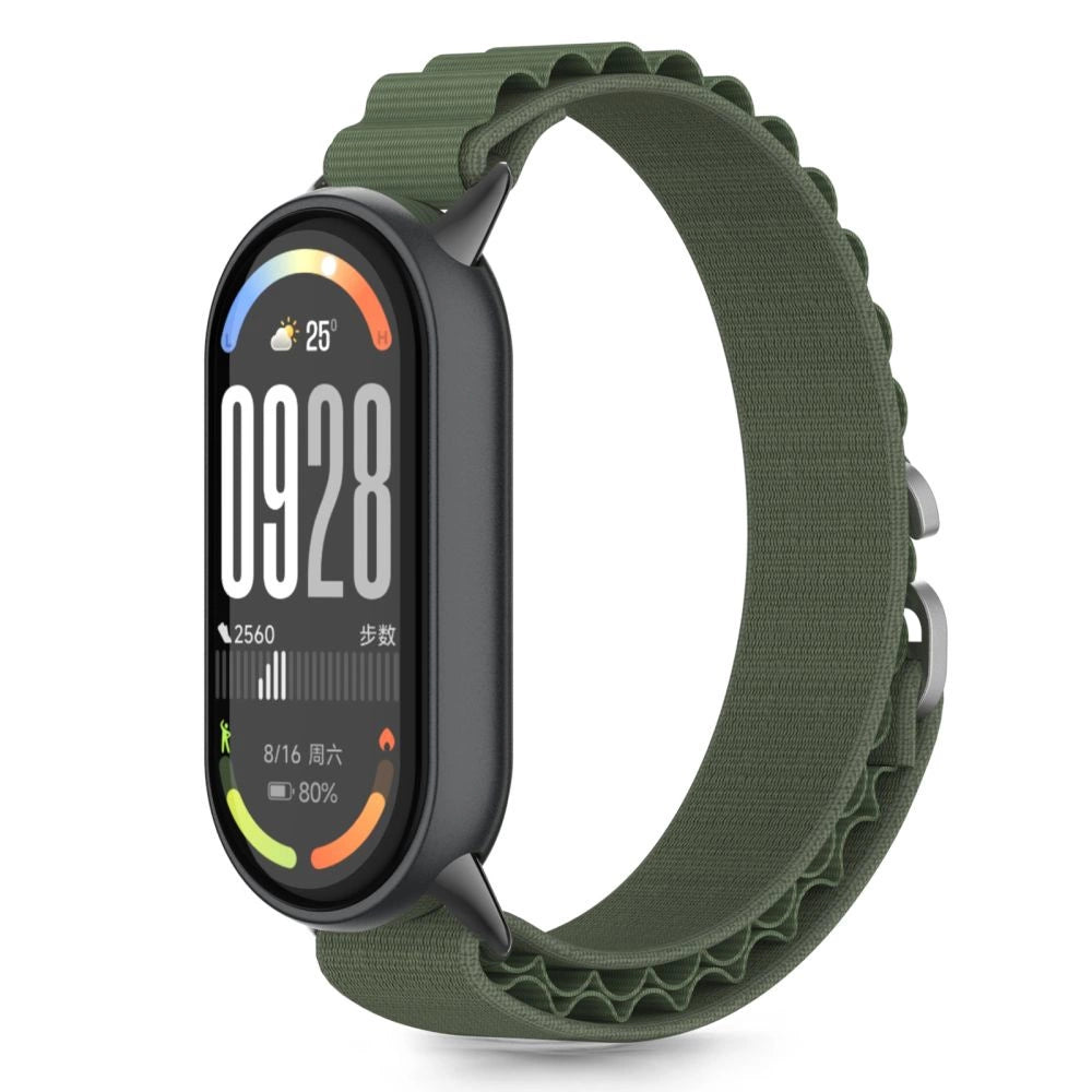 Tech-Protect Nylon Pro Strap for Xiaomi Smart Band 8 / 9 / 10 / NFC - Green_0