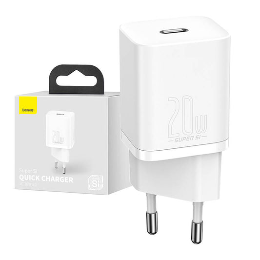 Baseus Super Si Quick Charger 1C 20W (white)_0