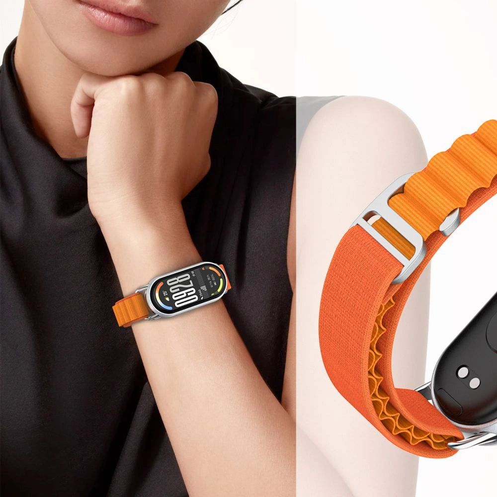 Tech-Protect Nylon Pro Strap for Xiaomi Smart Band 8 / 9 / 10 / NFC - Beige_2
