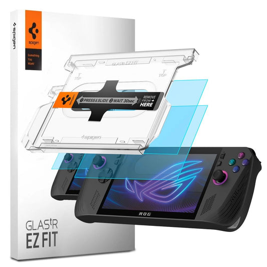 Spigen Glas.TR EZ Fit 2-pack Tempered Glass for Asus Rog Ally X - Transparent_0