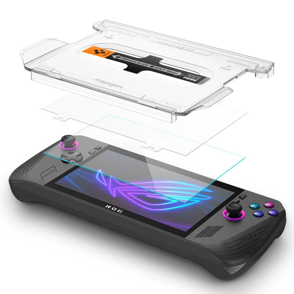 Spigen Glas.TR EZ Fit 2-pack Tempered Glass for Asus Rog Ally X - Transparent_1