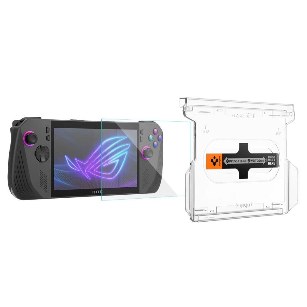 Spigen Glas.TR EZ Fit 2-pack Tempered Glass for Asus Rog Ally X - Transparent_3