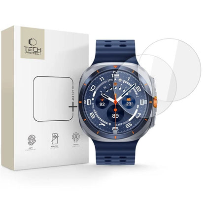 Tech-Protect Glass Fit+ 2-pack tempered glass for Samsung Galaxy Watch Ultra 47 mm - transparent_0