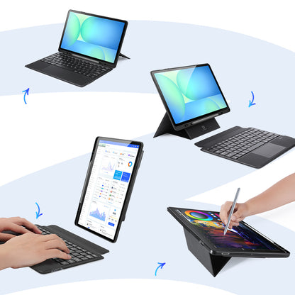 Etui z klawiaturą Dux Ducis (DK series) na Samsung Tab S10 FE+ (Plus) - czarne_5