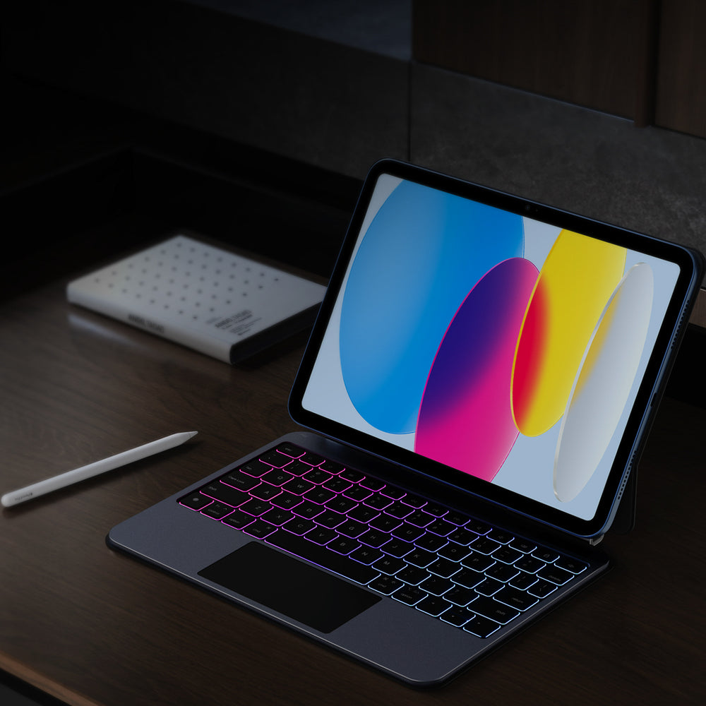 Etui z klawiaturą Dux Ducis (MK series) na iPad 10" (2022) iPad 11" (2025) - czarne_9