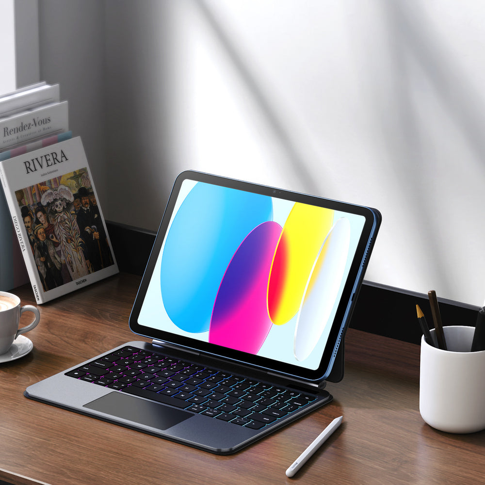 Etui z klawiaturą Dux Ducis (MK series) na iPad 10" (2022) iPad 11" (2025) - czarne_4