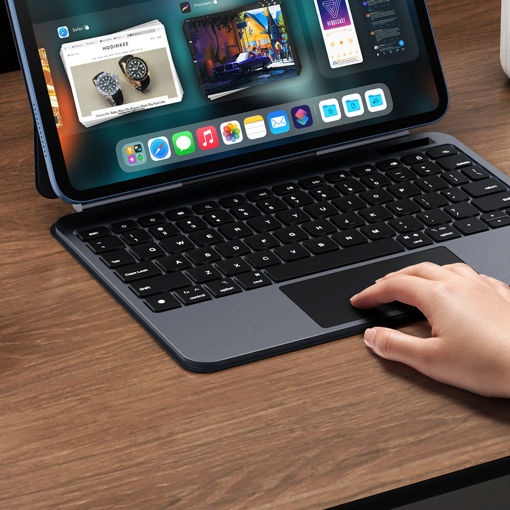 Etui z klawiaturą Dux Ducis (MK series) na iPad 10" (2022) iPad 11" (2025) - czarne_7