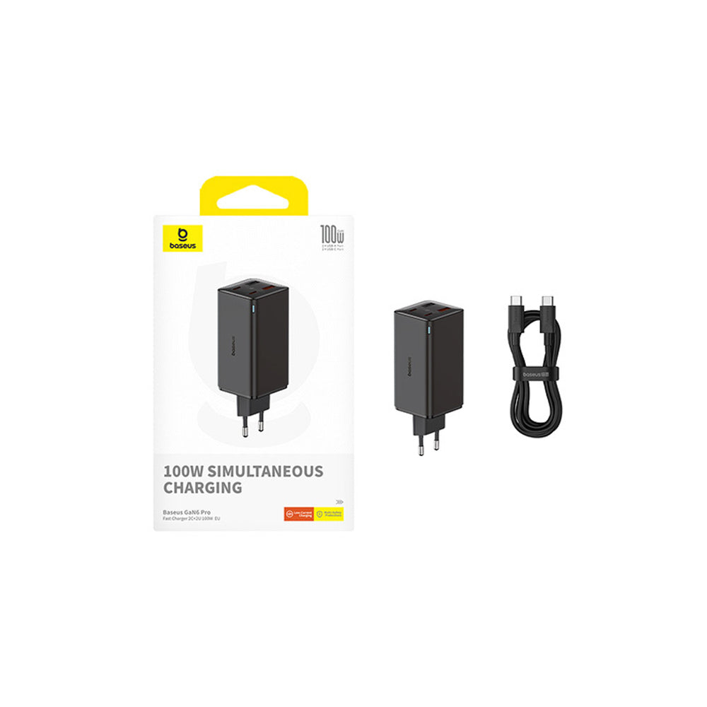 Carregador Baseus GaN6 Pro 100W / Preto / P10162705112-00_8