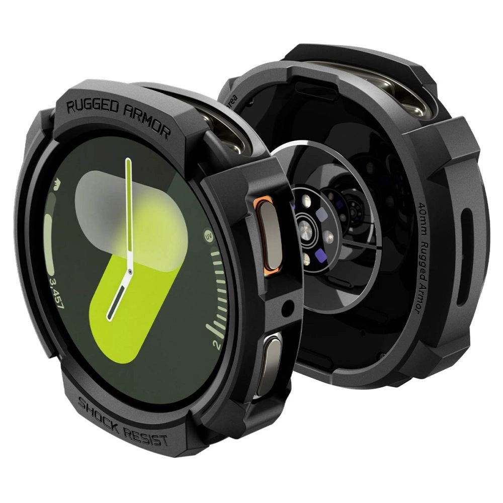 Spigen Rugged Armor Case for Samsung Galaxy Watch 8 40mm - Matte Black_1