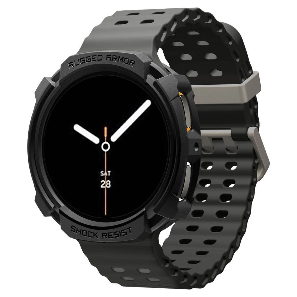 Spigen Rugged Armor Case for Samsung Galaxy Watch 8 40mm - Matte Black_2