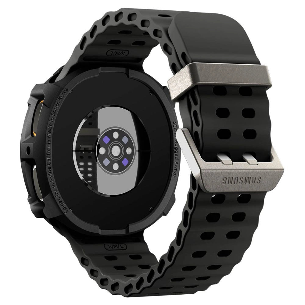 Spigen Rugged Armor Case for Samsung Galaxy Watch 8 40mm - Matte Black_4