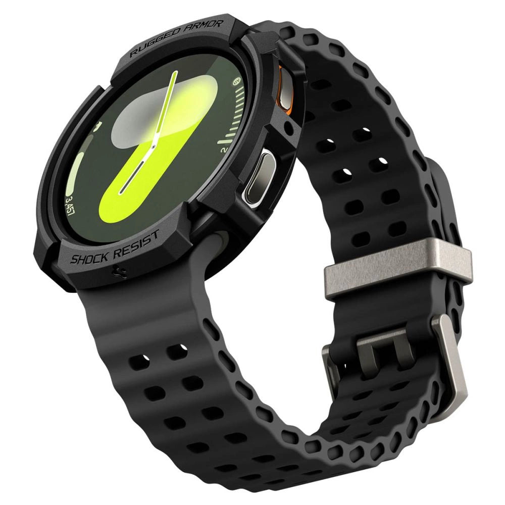 Spigen Rugged Armor Case for Samsung Galaxy Watch 8 40mm - Matte Black_8