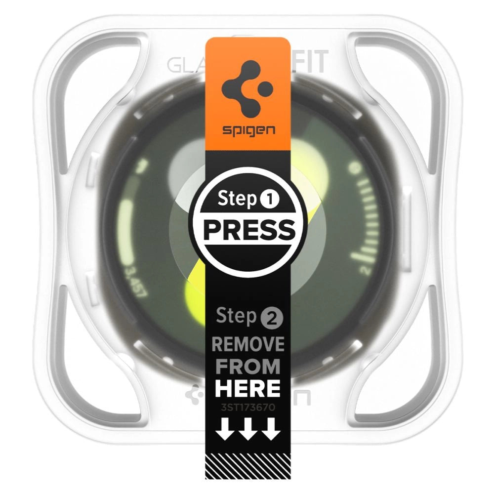 Spigen Glas.TR ”Ez-Fit” Tempered Glass for Samsung Galaxy Watch 8 44mm - Transparent_2