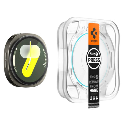 Spigen Glas.TR ”Ez-Fit” Tempered Glass for Samsung Galaxy Watch 8 44mm - Transparent_3