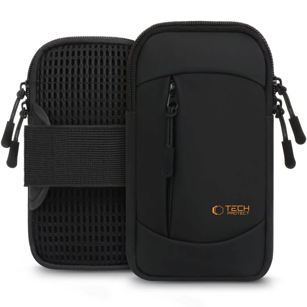 Tech-Protect M6 Universal Sport Armband - Black and Orange_0