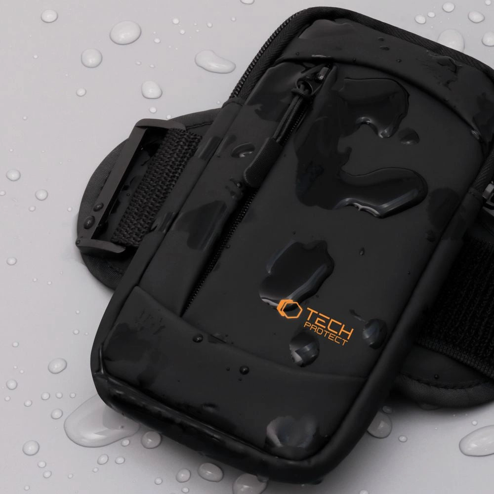 Tech-Protect M6 Universal Sport Armband - Black and Orange_3
