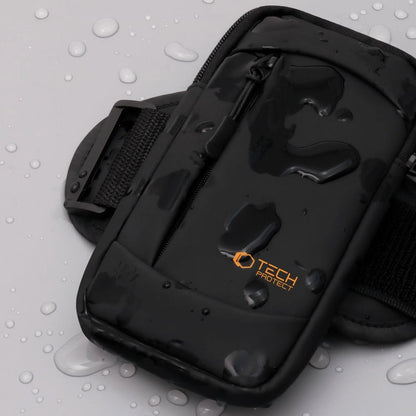 Tech-Protect M6 Universal Sport Armband - Black and Orange_3