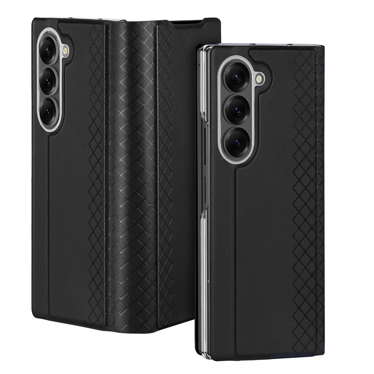 Etui Dux Ducis Brill na Samsung Galaxy Z Fold7 z zamknięciem magnetycznym - czarne_1